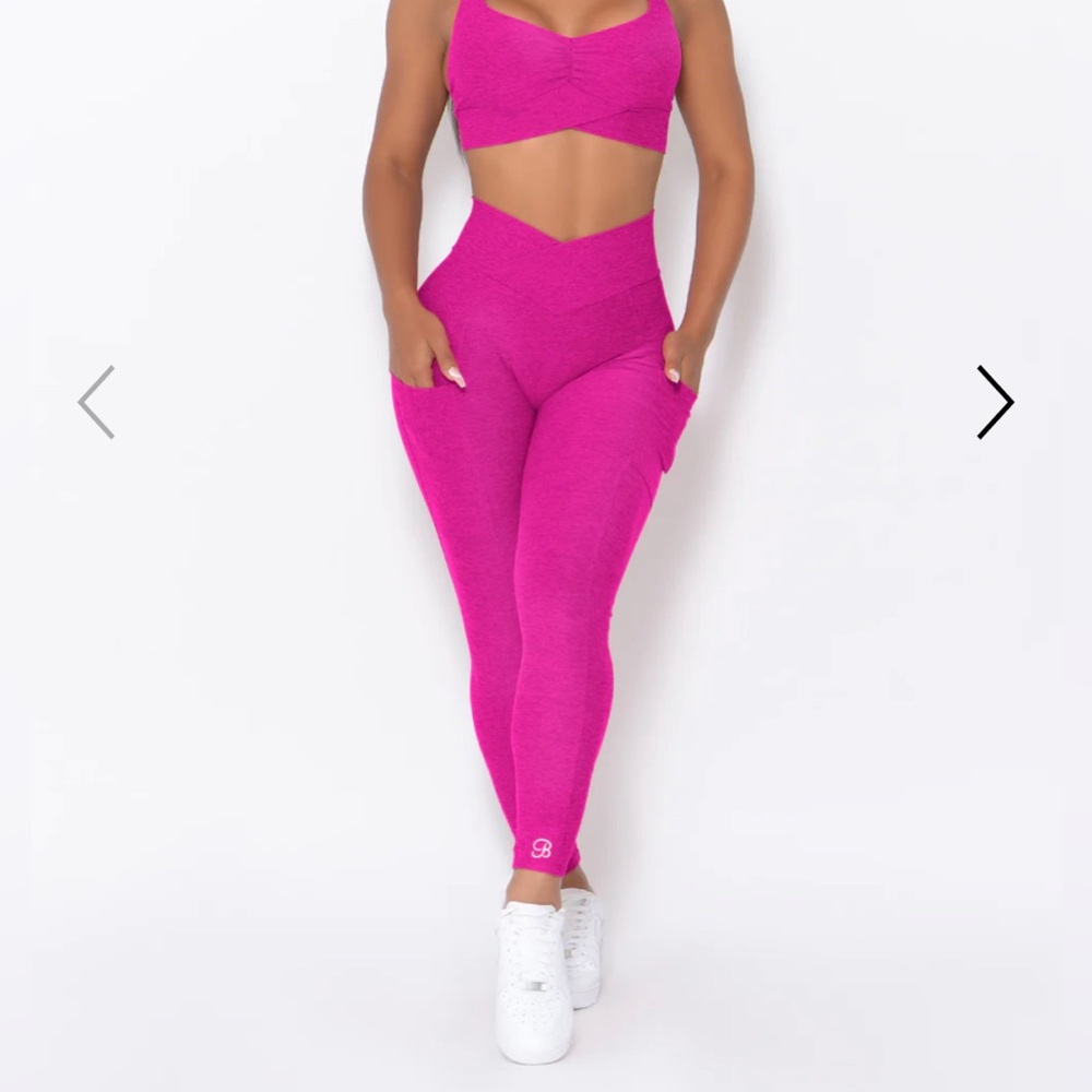 Bombshell Sportswear Hot Pink High-Waist Pocket Leggings
